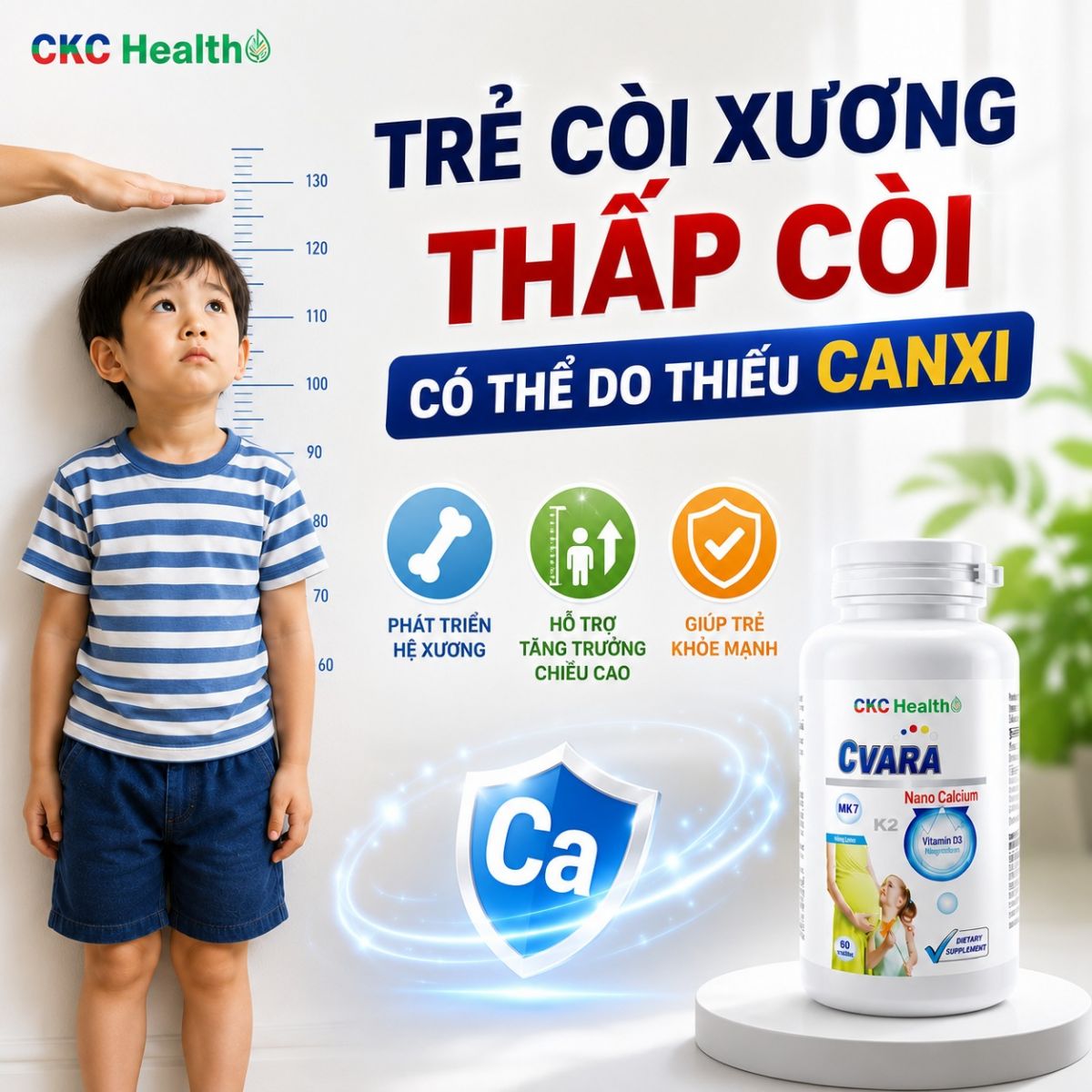 BÉ THẤP CÒI, CHẬM LỚN - NỖI NIỀM CỦA MẸ VÀ GIẢI PHÁP TOÀN DIỆN TỪ CKC HEALTH