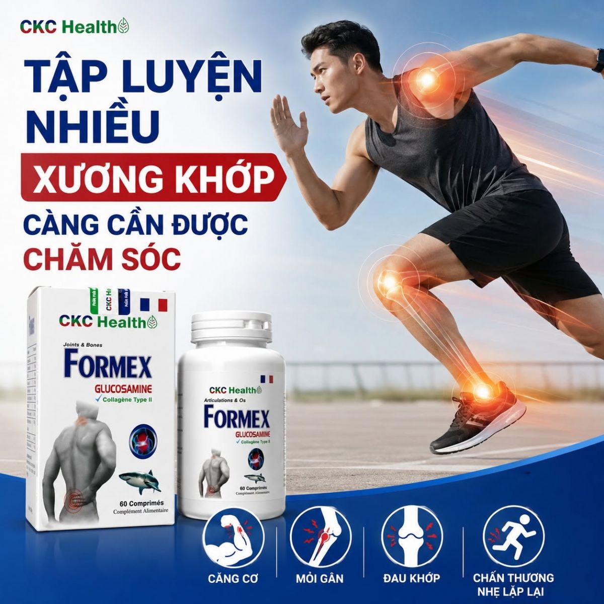 VẬN ĐỘNG HẾT MÌNH – ĐỪNG QUÊN CHĂM SÓC XƯƠNG KHỚP