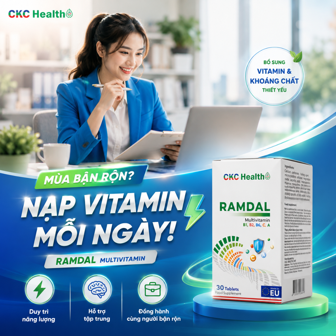 MÙA BẬN RỘN? ĐỪNG QUÊN BỔ SUNG DƯỠNG CHẤT CHO CƠ THỂ!
