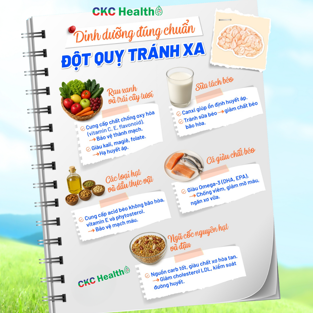 DINH DƯỠNG CHUẨN – PHÒNG ĐỘT QUỴ BẮT ĐẦU TỪ NHỮNG BỮA ĂN HẰNG NGÀY!