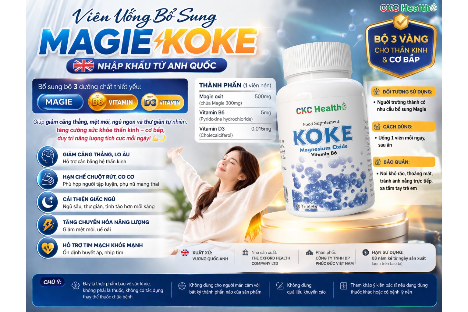 TẠM BIỆT CĂNG THẲNG – NGỦ NGON SÂU GIẤC CÙNG MAGIE KOKE