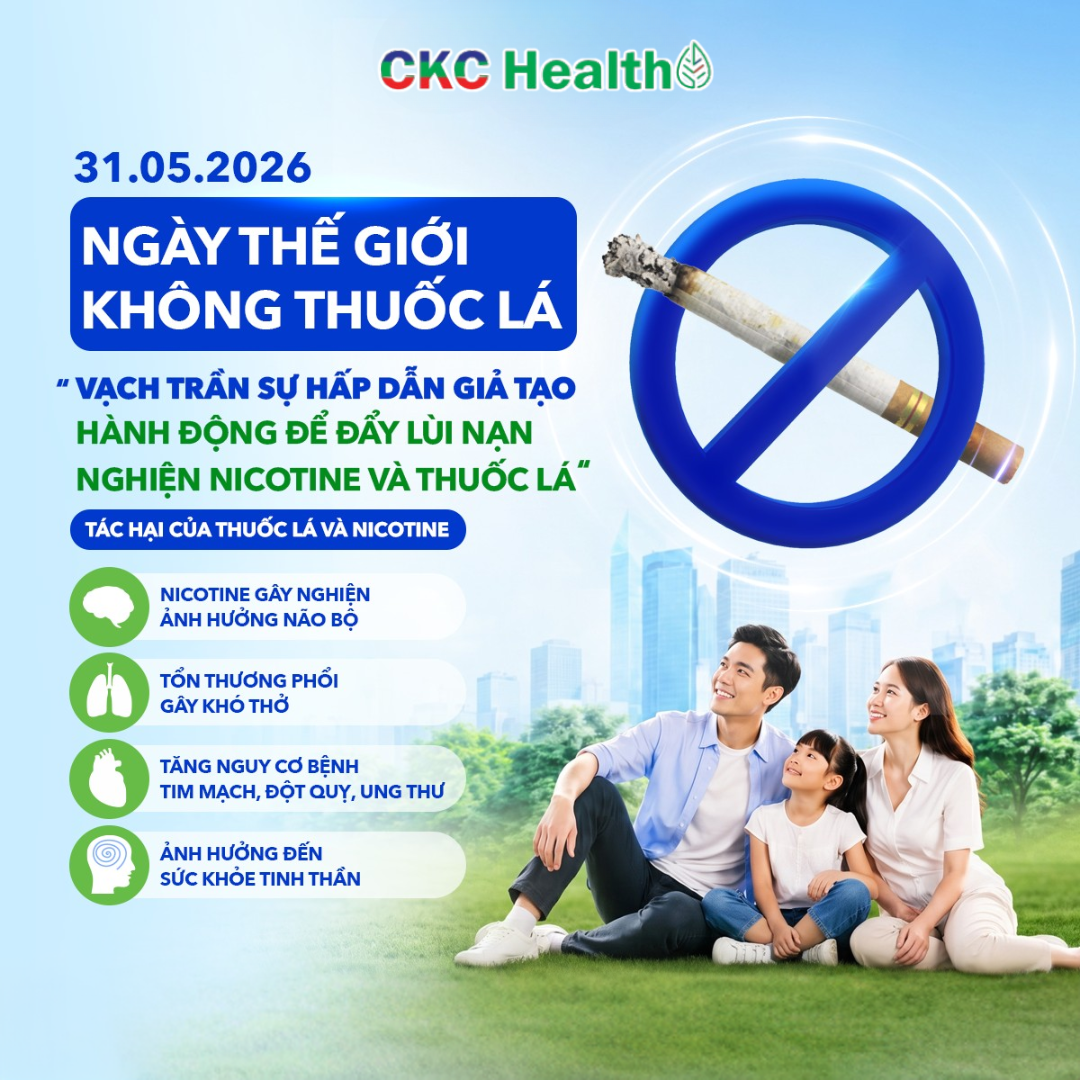 NGÀY THẾ GIỚI KHÔNG THUỐC LÁ (31/05/2026)