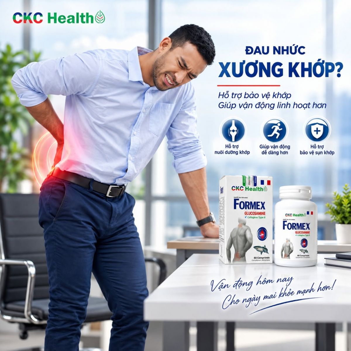 ĐAU MỎI XƯƠNG KHỚP ĐỪNG ĐỂ ẢNH HƯỞNG ĐẾN NHỊP SỐNG